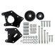 TSP Relocation Bracket; Aluminum A/C; LS1; LS2 Truck Applications; Black Top Street Performance