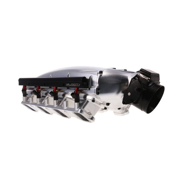 TSP GM LS Rectangle Port V Series Natural Billet Aluminum Low-Rise Intake Manifold Top Street Performance
