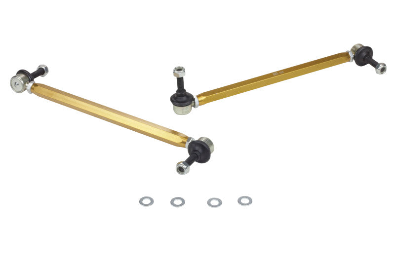 Whiteline 02-06 R53 & 06+ R56 Mini Cooper S  Front Swaybar link kit-adjustable ball end links - DFW Speed Syndicate