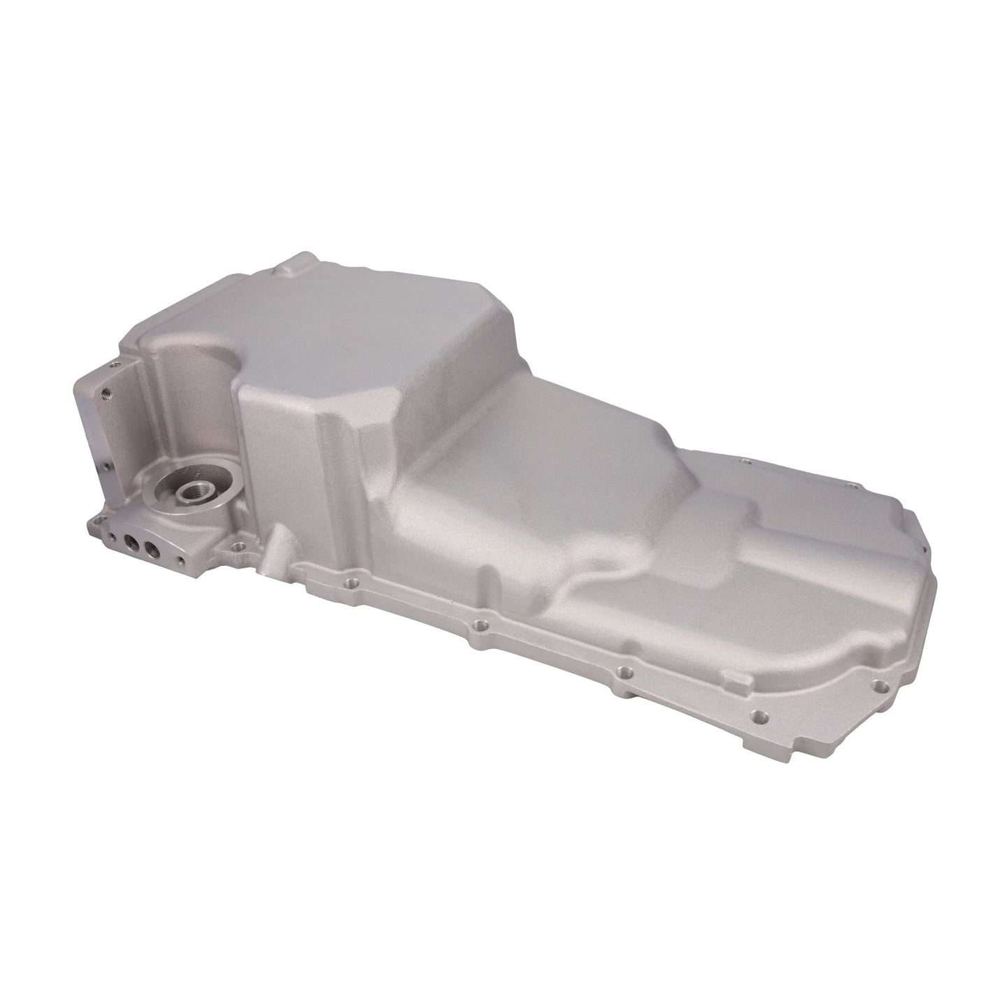 Oil Pan; Cast Aluminum Low-profile Retro-fit 5.6-Quart; LT; Satin Top Street Performance