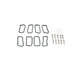 TSP Intake Gaskets & Hardware; TSP Velocity Raised Rectangle Port Top Street Performance