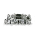 TSP Intake Manifold; Chevy Small Block Carb. Aluminum Dual Plane; Polished Top Street Performance