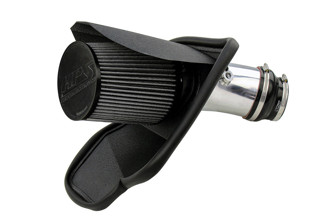 HPS Air Intake with Heat Shield, Dodge 2019-2023 Charger Hellcat 6.2L V8 Supercharged, 827-681 FR SPORT