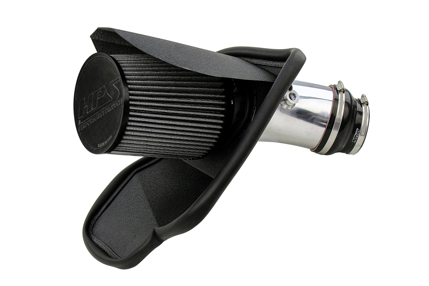 HPS Air Intake with Heat Shield, Dodge 2019-2023 Charger Hellcat 6.2L V8 Supercharged, 827-681 FR SPORT