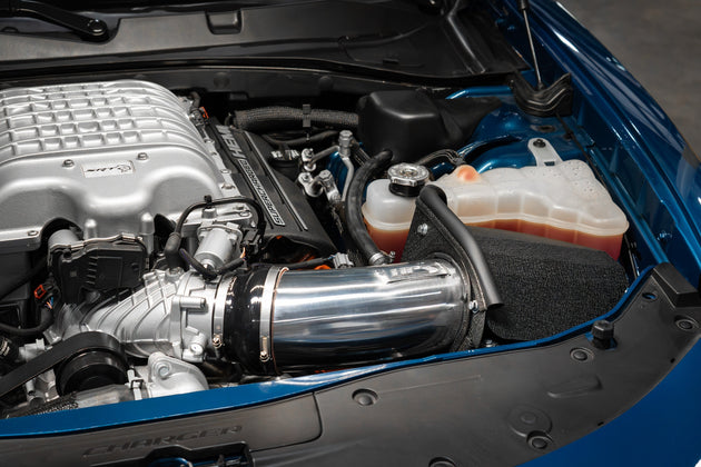 HPS Air Intake with Heat Shield, Dodge 2019-2023 Charger Hellcat 6.2L V8 Supercharged, 827-681 FR SPORT