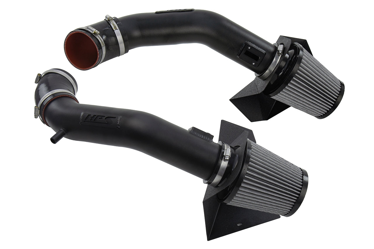 HPS Shortram Air Intake Kit 2011-2013 Infiniti M56 5.6L V8, Includes Heat Shield, 827-688 FR SPORT