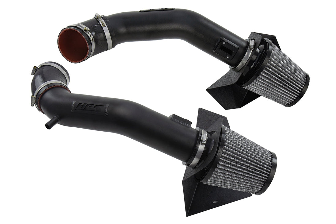 HPS Shortram Air Intake Kit 2014-2019 Infiniti Q70 5.6L V8, Includes Heat Shield, 827-688 FR SPORT