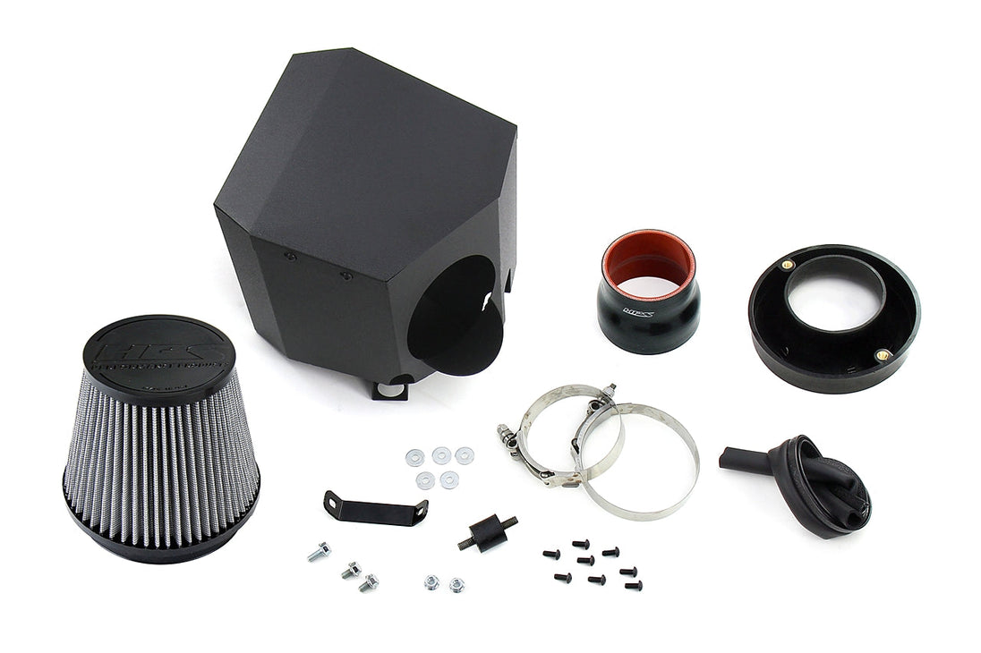 HPS Air Intake Kit BMW 2015-2019 X6 3.0L Turbo N55 F16, 827-699 FR SPORT