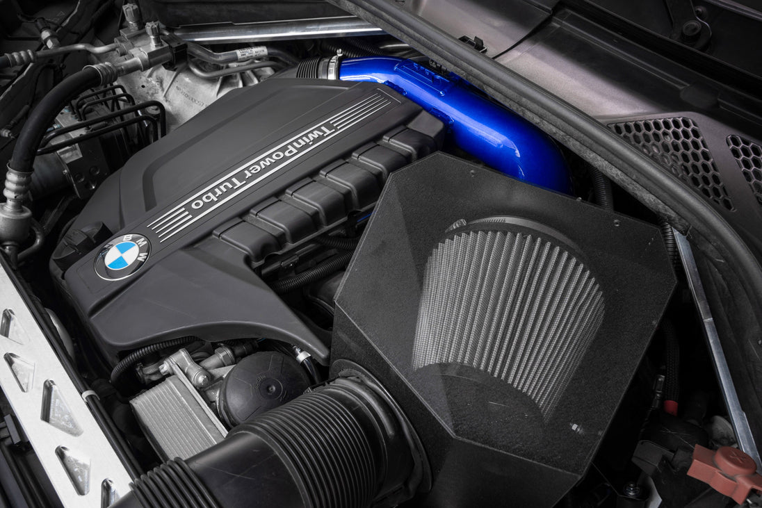 HPS Air Intake Kit BMW 2015-2019 X6 3.0L Turbo N55 F16, 827-699 FR SPORT