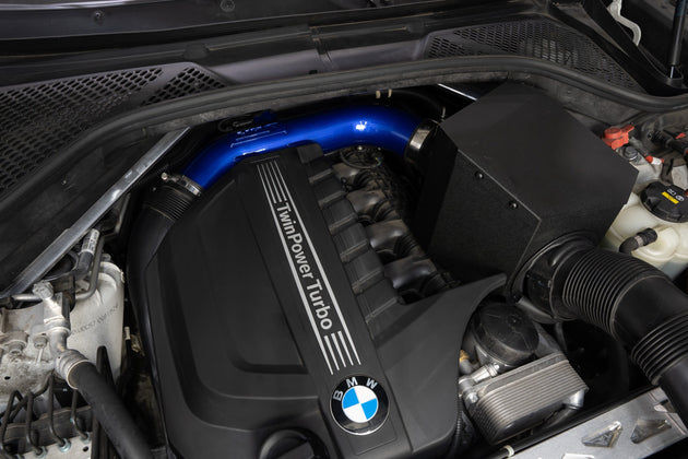 HPS Air Intake Kit BMW 2015-2019 X6 3.0L Turbo N55 F16, 827-699 FR SPORT