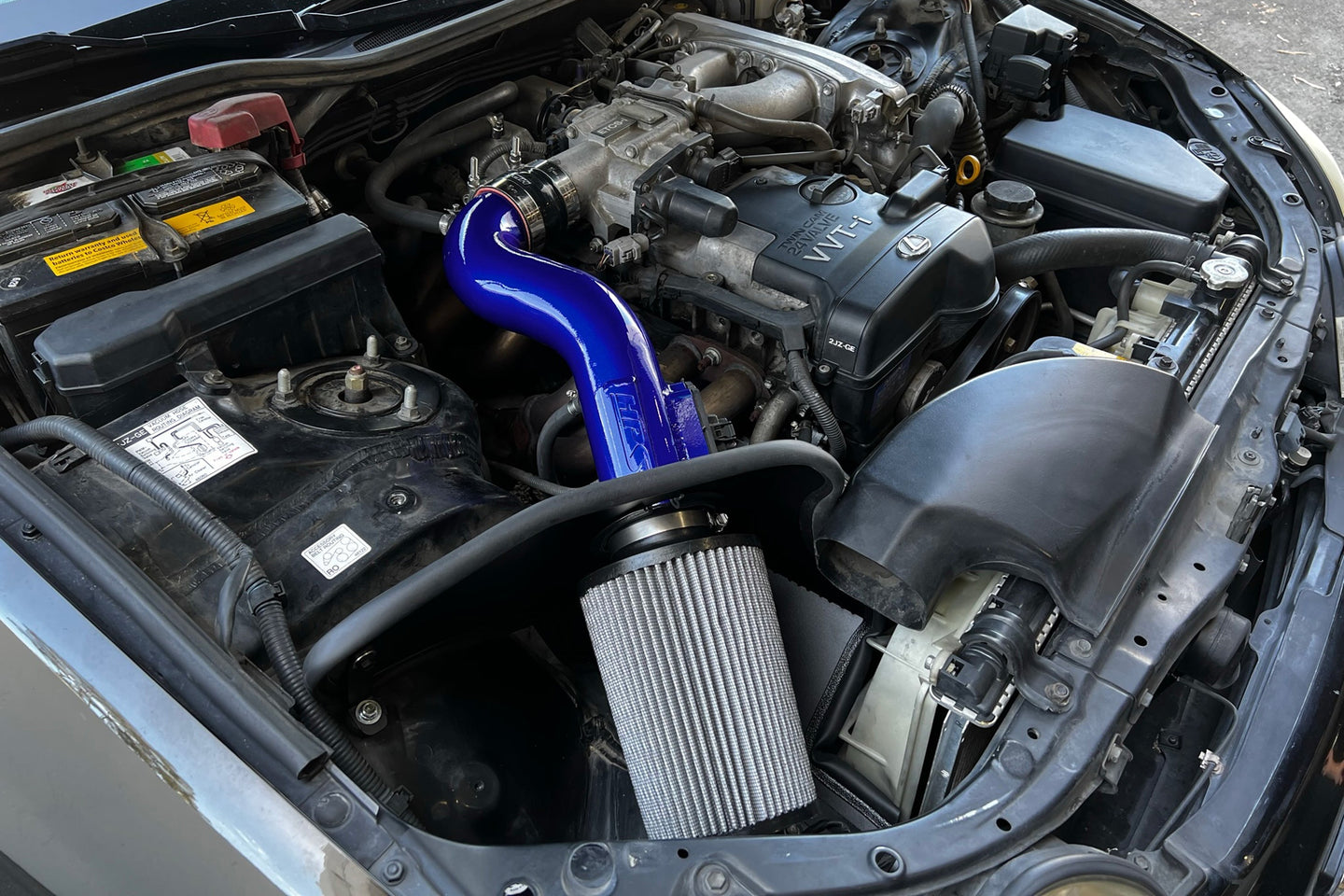 HPS Air Intake Kit Lexus 1998-2000 GS300 3.0L, Includes Heat Shield, 827-705 FR SPORT