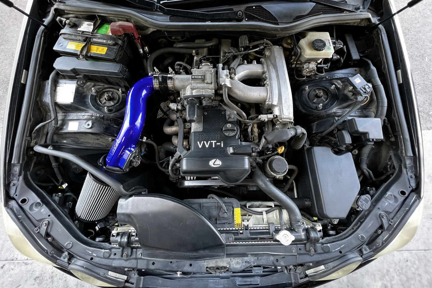 HPS Air Intake Kit Lexus 1998-2000 GS300 3.0L, Includes Heat Shield, 827-705 FR SPORT