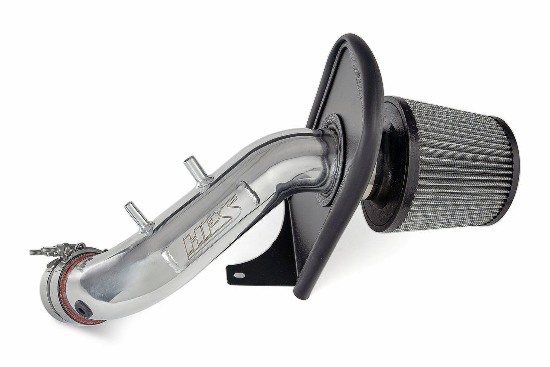 HPS Air Intake Kit with Heat Shield, 2003-2006 Honda Accord 2.4L without MAF sensor, 827-737 FR SPORT