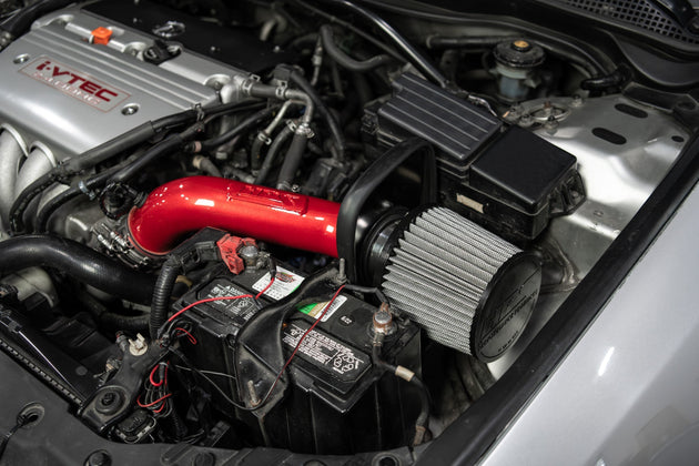HPS Air Intake Kit with Heat Shield, 2003-2006 Honda Accord 2.4L without MAF sensor, 827-737 FR SPORT