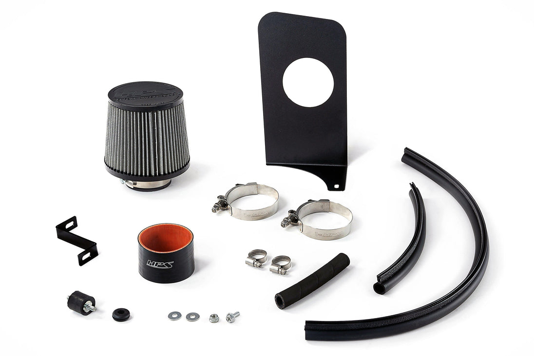 HPS Air Intake Kit with Heat Shield, 2003-2006 Honda Accord 2.4L without MAF sensor, 827-737 FR SPORT