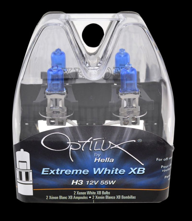 Hella H3 12V 55W Xen White XB Bulb (Pair) - DFW Speed Syndicate
