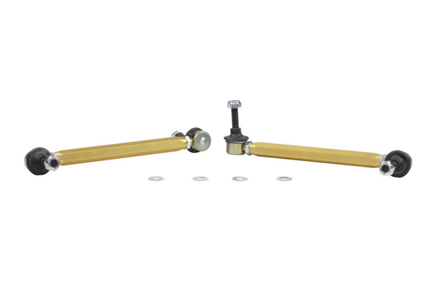 Whiteline 02-06 Mini Cooper S Front Swaybar link kit-Adjustable ball end links - DFW Speed Syndicate