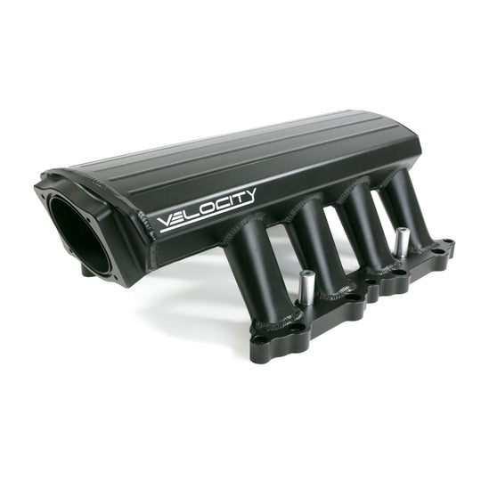 TSP Intake Manifold; TSP Velocity Fab. Aluminum 5.0 Coyote; Clear Anodized Top Street Performance