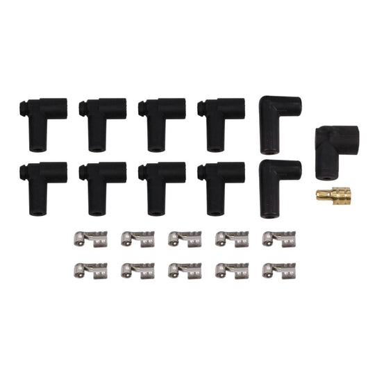 Spark Plug Wire Boot And Terminal Kit Male Cap 90 Deg. Top Street Performance