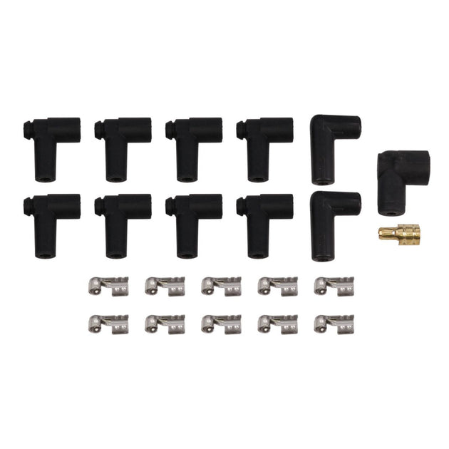 Spark Plug Wire Boot And Terminal Kit Male Cap 90 Deg. Top Street Performance