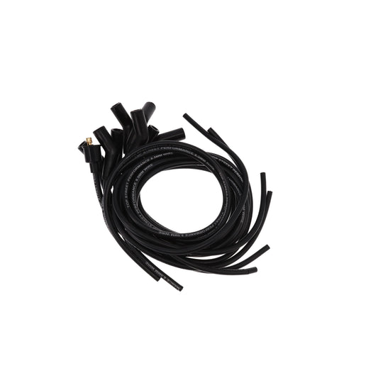 TSP Universal Ignition Wires; 8.5mm Black; 135? Plug Boots Top Street Performance
