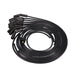 Universal Ignition Wires; 8.5mm Black; 135 Deg. Black Ceramic Plug Boots Top Street Performance
