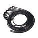 Universal Ignition Wires; 8.5mm Black; 90 Deg. Black Ceramic Plug Boots Top Street Performance