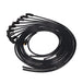Universal Ignition Wires; 8.5mm Black; 90 Deg. Black Ceramic Plug Boots Top Street Performance