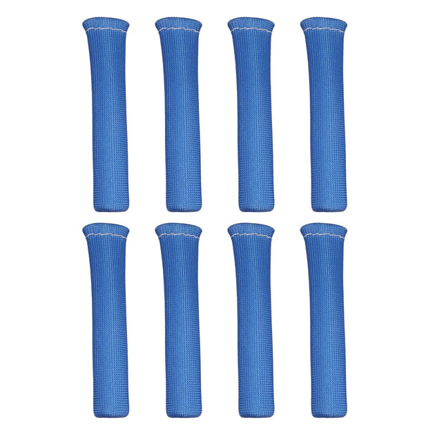 Spark Plug Boot Protectors Blue 6 Inches Top Street Performance