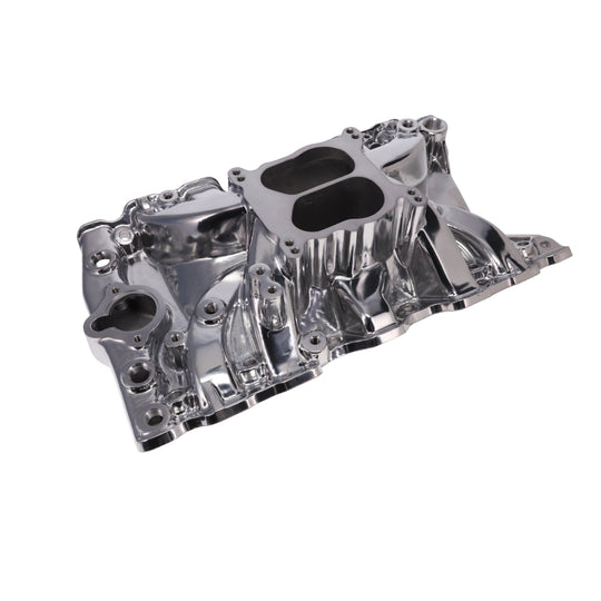 TSP Oldsmobile Small Block V8 Dual Plane Polished Aluminum Intake Manifold Top Street Performance