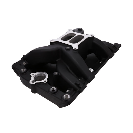 TSP Oldsmobile Big Block V8 Dual Plane Air Gap Black Aluminum Intake Manifold Top Street Performance
