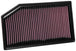 K&N 2018 Jeep Wrangler JL 2.0L/3.6L F/I Drop In Air Filter - DFW Speed Syndicate