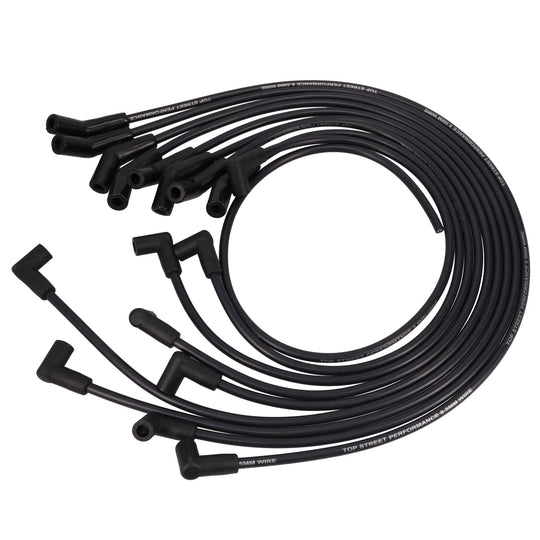 Chevy Big Block Wires; 8.5mm Black; 135 Deg. Plug Boots Top Street Performance
