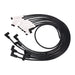 Chevy Big Block Wires; 8.5mm Black; 135 Deg. White Ceramic Plug Boots Top Street Performance