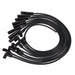 Ford Big Block Wires; 8.5mm Black; 180 Deg. Black Ceramic Plug Boots Top Street Performance