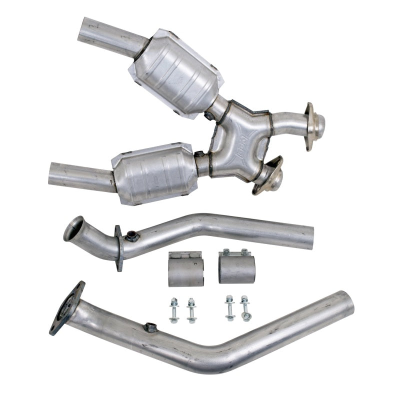 BBK 99-04 Mustang 4.6 GT / Cobra High Flow X Pipe With Catalytic Converters - 2-1/2 BBK