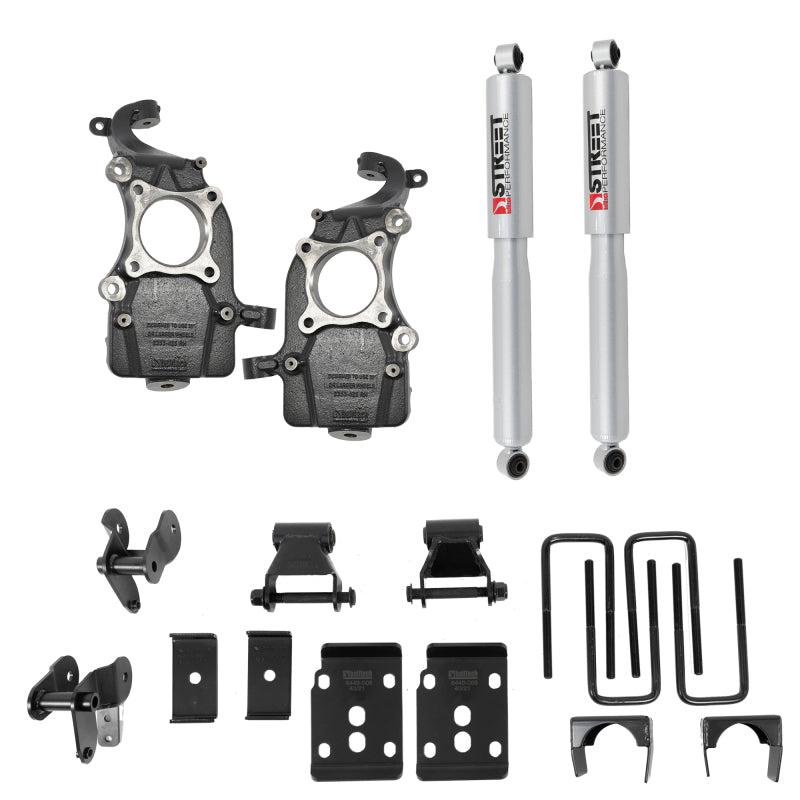 Belltech 2021+ Ford F-150 2WD Lowering Kit w/ Street Performance Shocks - DFW Speed Syndicate