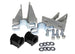Whiteline 1/12/97 Mitsubishi Evo IV/V/VI/1/02-6/08 Evo VII/VIII/IX Rear 24mm HD Sway Bar Mount Kit - DFW Speed Syndicate
