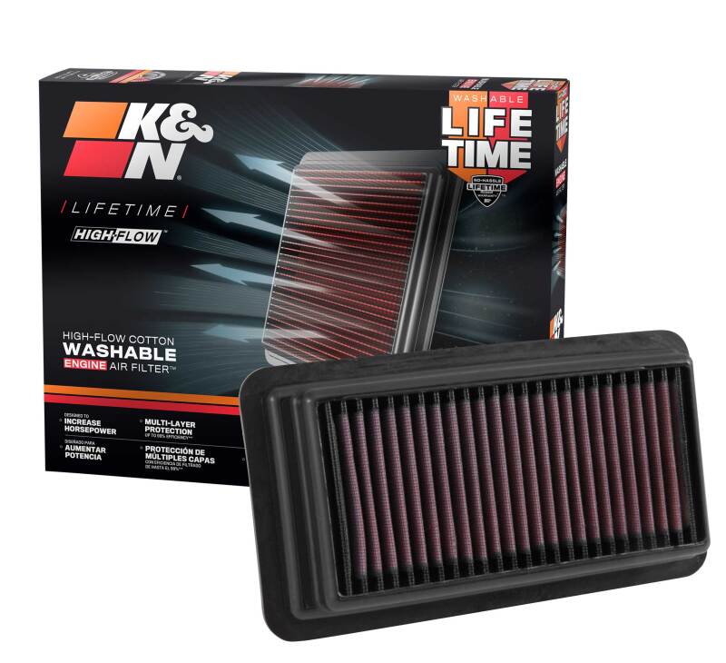 K&N 2016-2017 Honda Civic L4-1.5L F/I Replacement Drop In Air Filter - DFW Speed Syndicate