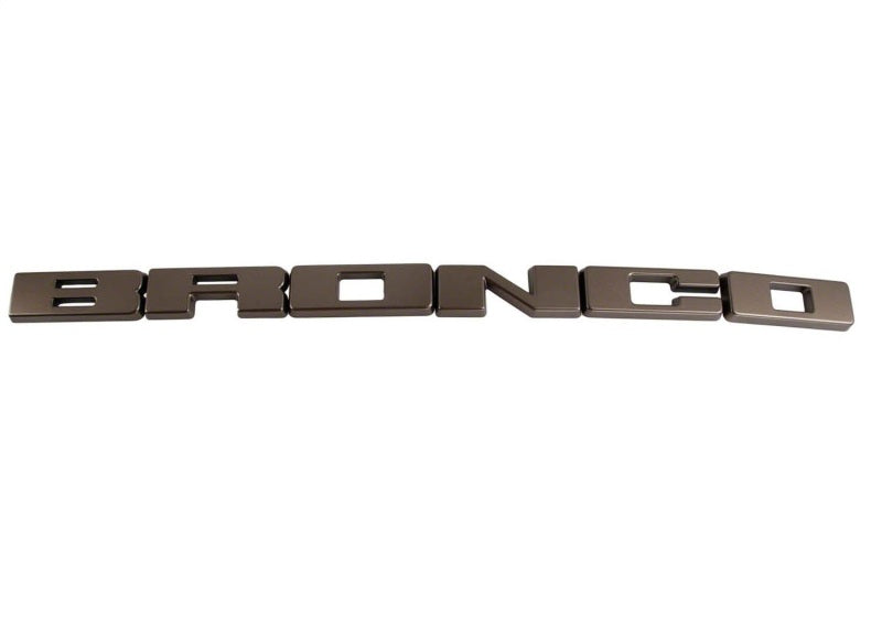 OEM Ford Bronco Grille Lettering Kit - Body Colored Letters For 2021-2022 Full-Size Bronco (Part VN2DZ-9942528-AE)