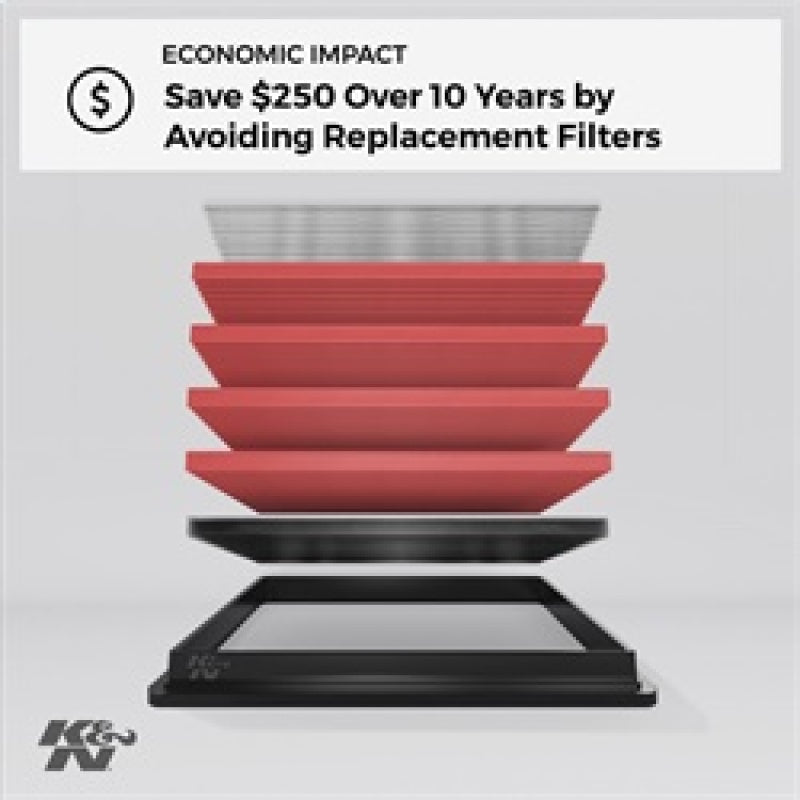K&N 07-10 Toyota Camry Drop In Air Filter - DFW Speed Syndicate