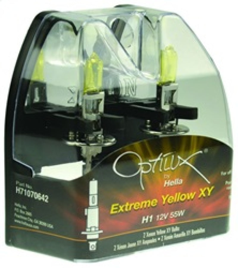 Hella Optilux H1 12V/55W XY Yellow Bulb - DFW Speed Syndicate