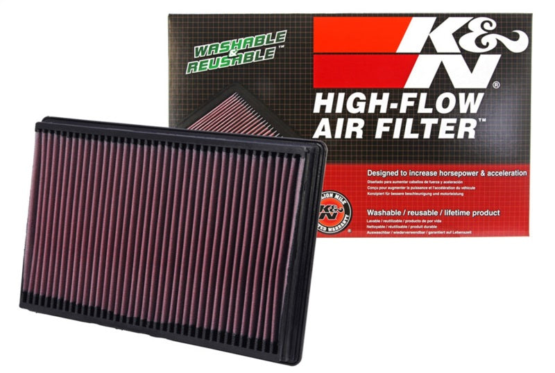 K&N 02-10 Dodge Ram 1500/2500/3500 3.7/4.7/5.7L Drop In Air Filter - DFW Speed Syndicate