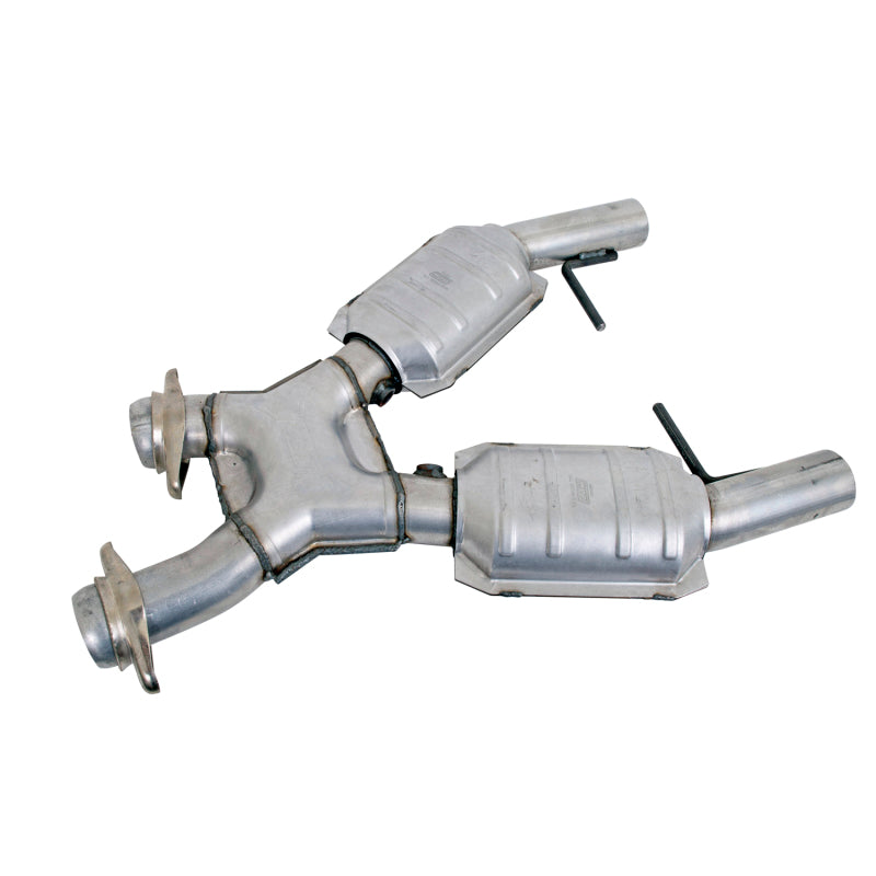BBK 96-98 Mustang 4.6 GT High Flow X Pipe With Catalytic Converters - 2-1/2 BBK