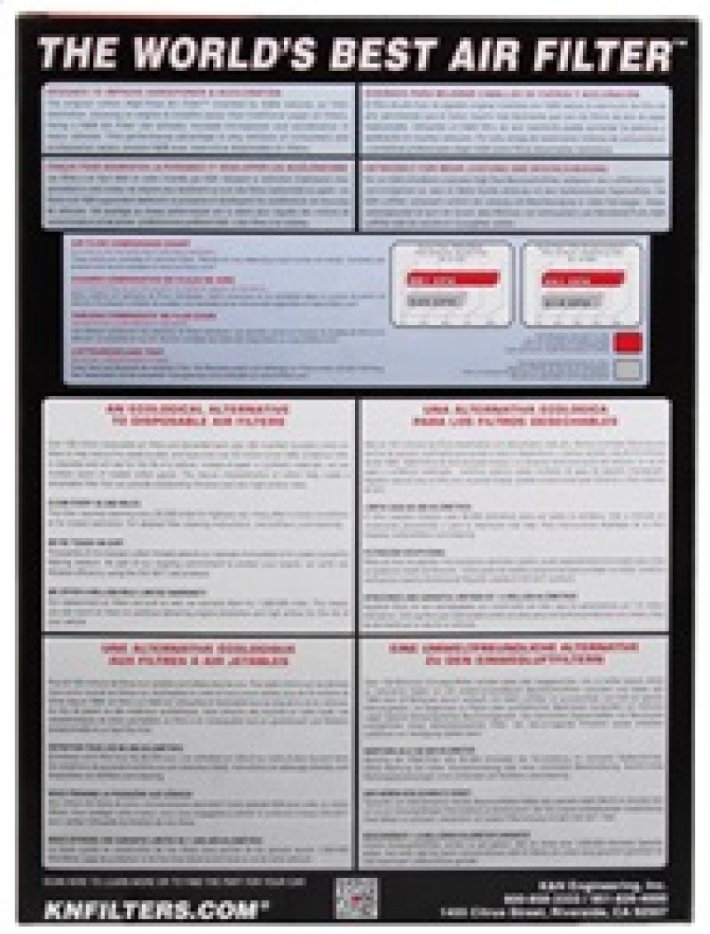 K&N 07-10 Toyota Camry Drop In Air Filter - DFW Speed Syndicate