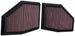 K&N 2020 BMW M550i 4.4L V8 Replacement Air Filter (2 Per Box) - DFW Speed Syndicate