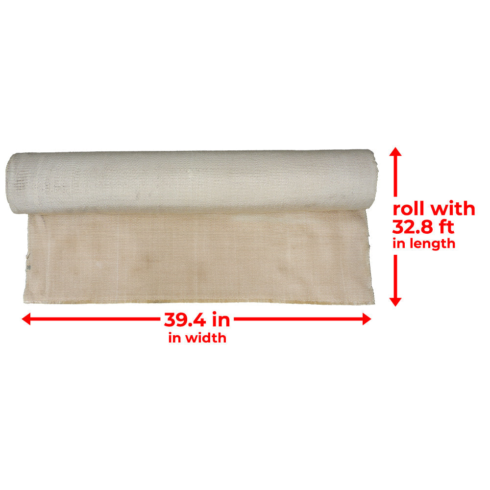 32.8 ft x 39.4 in Tan Fiber Heat Protection Shield Roll SPA TURBO USA