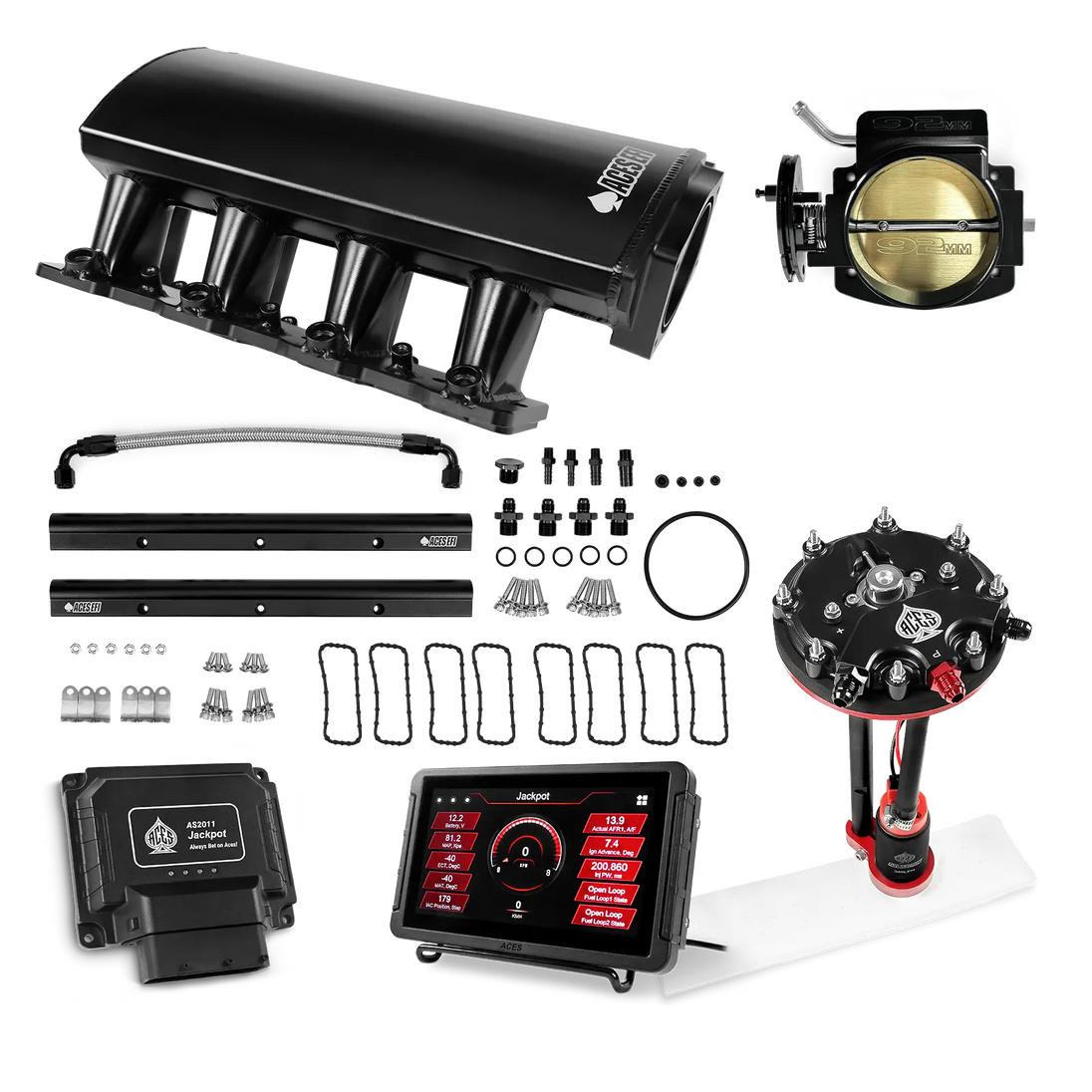 Jackpot LS EFI System - Master Kit with Tank Conversion Pump Module with Internal Regulator - DFW Speed Syndicate