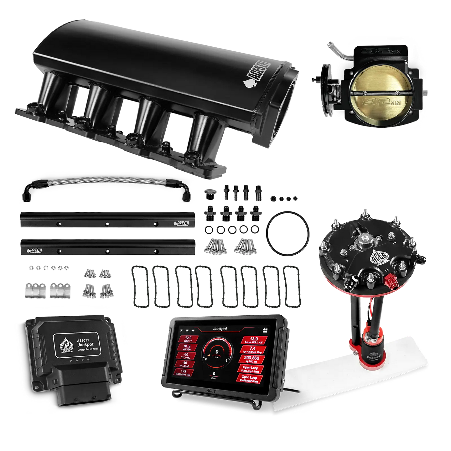 Jackpot LS EFI System - Master Kit with Tank Conversion Pump Module with Internal Regulator - DFW Speed Syndicate