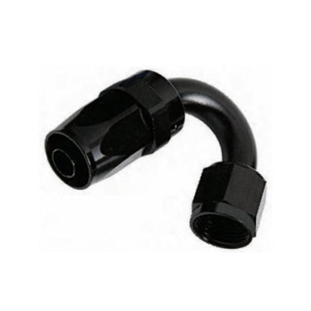 -10AN Female 150° Hose End, Swivel Style, Black Hard Anodized Aluminum Ace Race Parts
